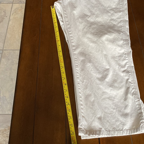 OLD NAVY BLUE JEANS Cream Denim Capris 100% Cotton Size 16 - Picture 5 of 9